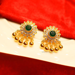 Green Ruby stud SAS307-2130